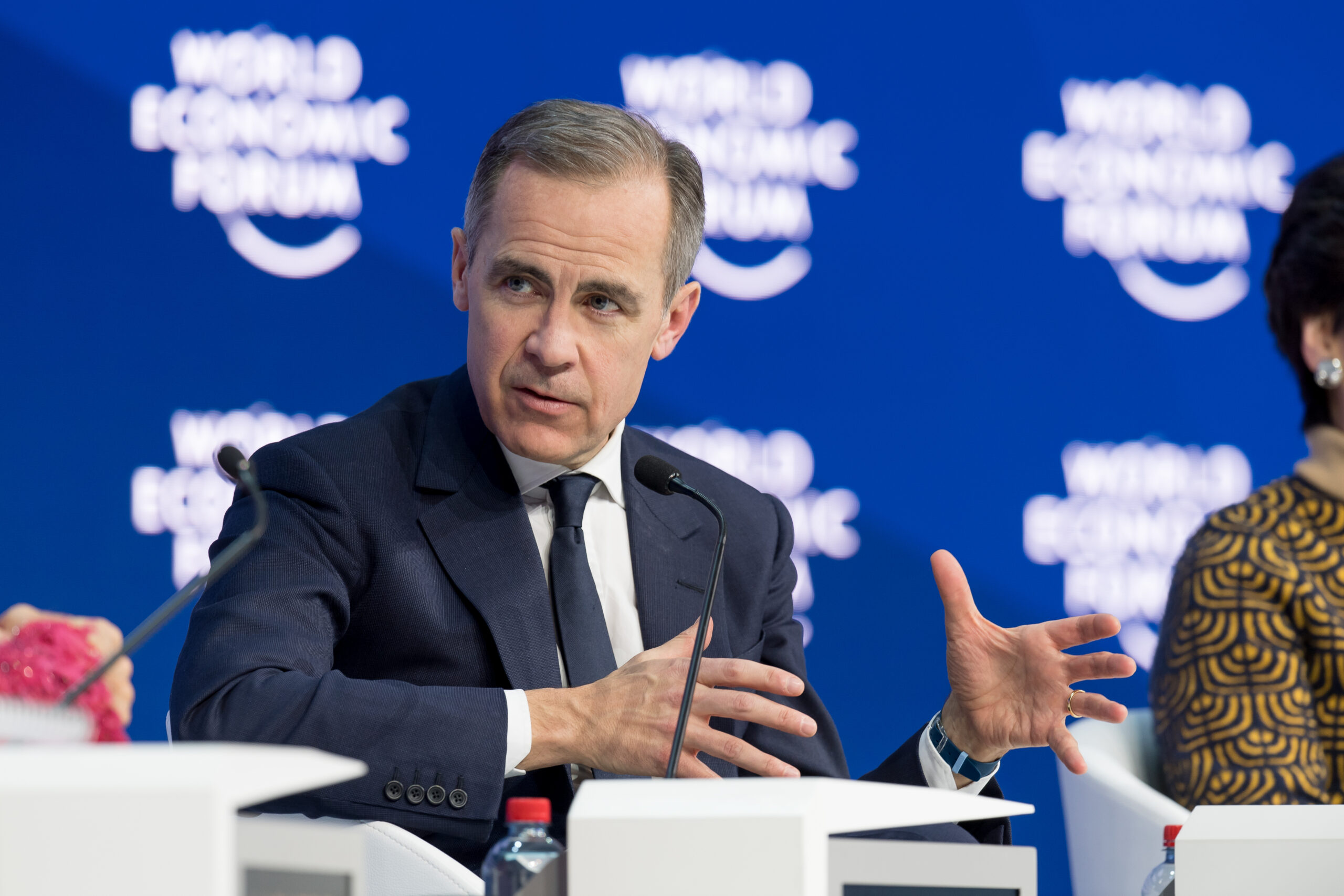 Mark Carney, Governor of the Bank of England; Member of the Board of Trustees, World Economic Forum speaking during the Session "Global Economic Outlook" at the Annual Meeting 2018 of the World Economic Forum in Davos, January 26, 2018.
Copyright by World Economic Forum / Sandra Blaser